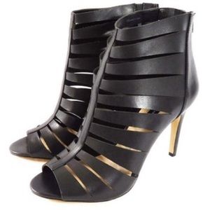 INC Women’s Romeyo Caged Peep-Toe Heels Black 6.5